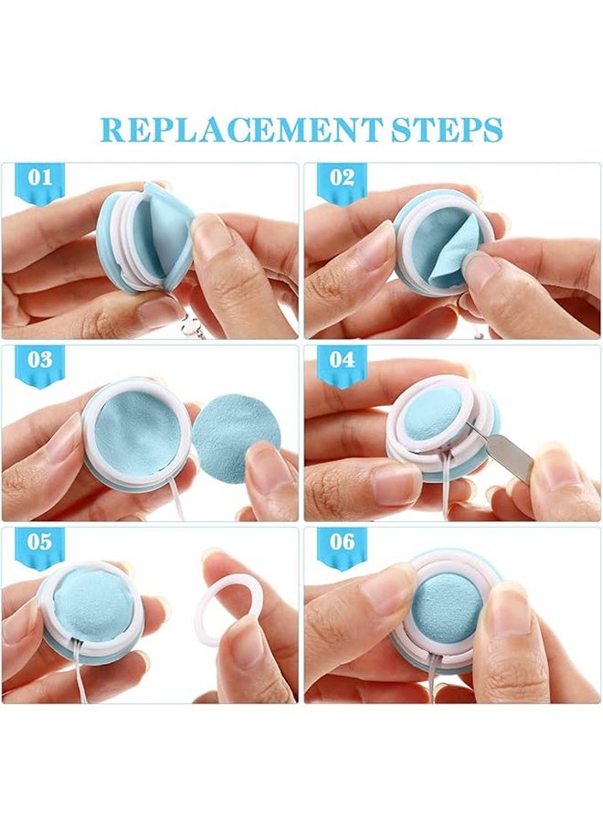 مجموعة منظف شاشة ماكارون مكونة من 4 قطع: مناديل تنظيف الهاتف ماكارون، منظف شاشة الهاتف المحمول - فرشاة ناعمة ومنديل للهاتف والأجهزة اللوحية والنظارات، تصميم حبل لطيف لسهولة الحمل - Image 3