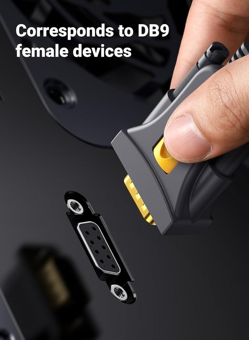 يو جرين UGREEN USB to DB9 RS-232 Adapter Cable 1.5m - Image 3