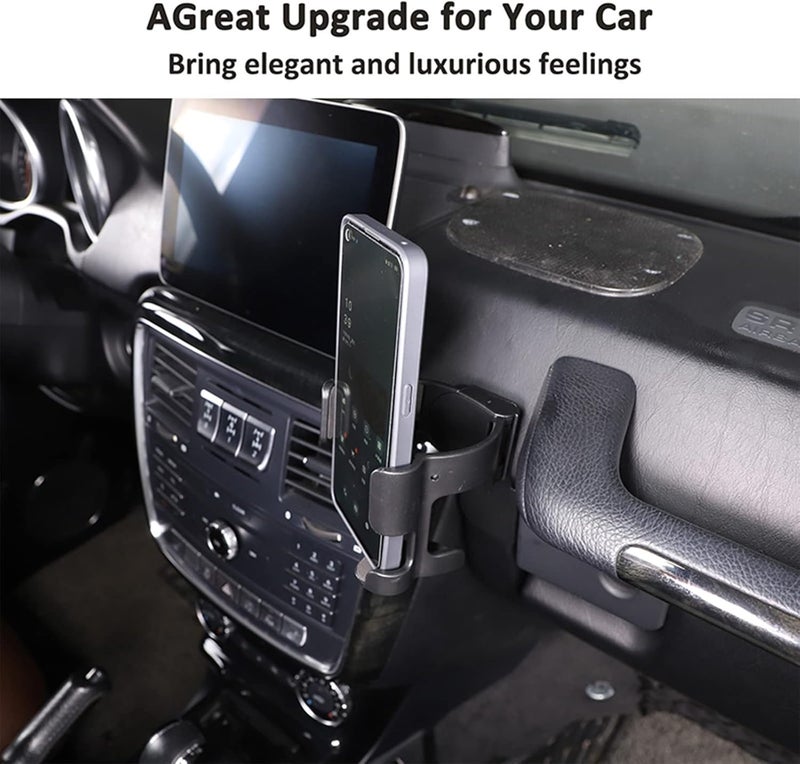 TINKI حامل هاتف متعدد الوظائف للسيارة لمرسيدس بنز G-Class (2007-2018) - أسود - Image 3