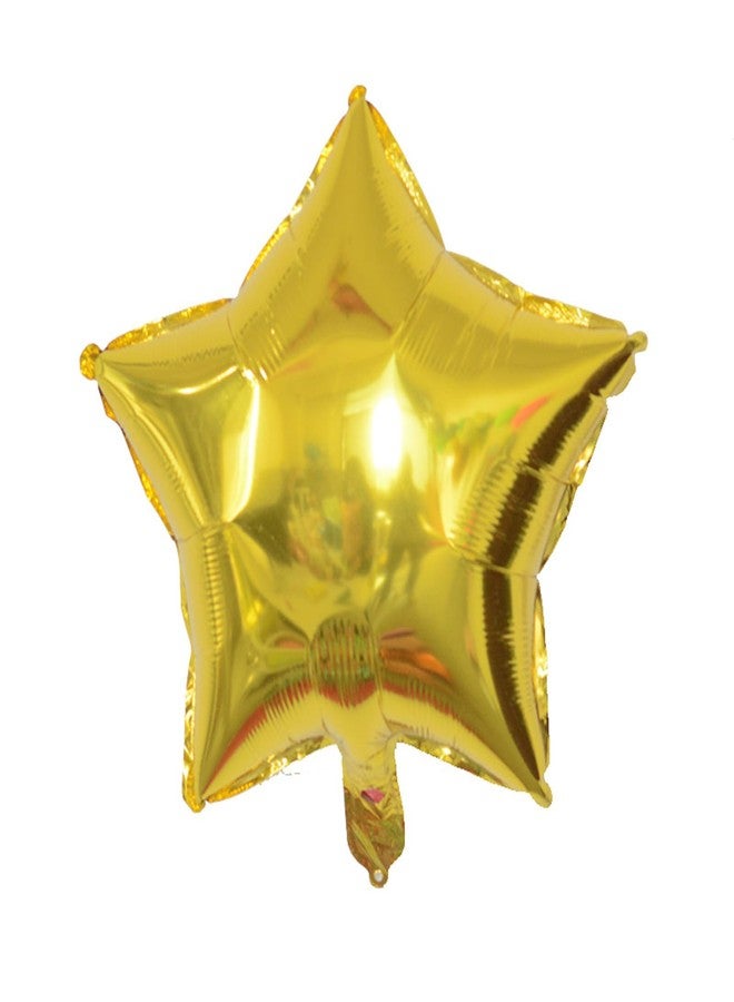 DYT 10PCS Gold Star Foil Balloons Moon Foil Mylar Balloons for Baby Shower Christmas Anniversary Engagement Wedding Birthday Party Decoration - Image 2