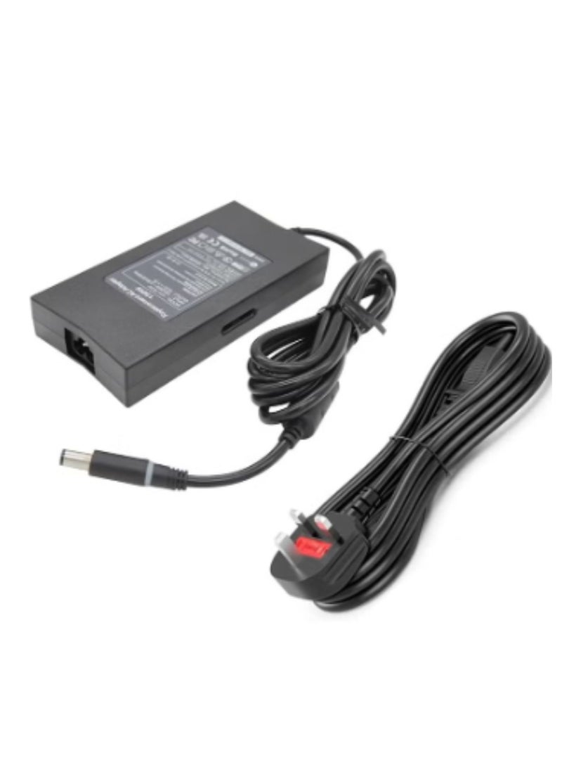 Terabyte 150W Charger laptop adapter for dell 19.5V 7.7A 7.4x5.0mm for Alienware M15x XPS 17 for Inspiron 5150 5160 9100 for Precision M90 M6300 with UK Plug Cable - Image 1