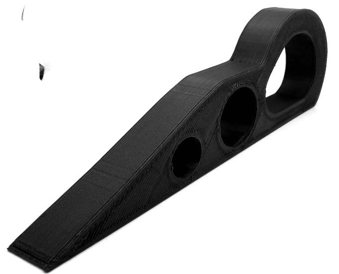 3D PRINTED BED MAKER AND MATTRESS LIFTER TOOL HELPS LIFT AND HOLD THE MATTRESS CAN TUCK SHEETS OR BED SKIRTS ALLEVIATING EXCESS STRAIN BLACK PLA PLASTIC