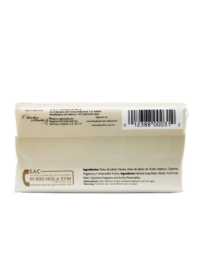 lirio Dermatologico Bar Soap. Glycerin Enriched Antibacterial Soap. For Daily Use. Suitable For All Skin Types. 5.3 Oz. Pack Of 6 - Image 4