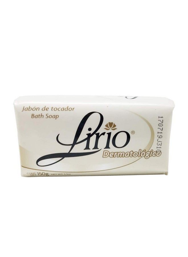 lirio Dermatologico Bar Soap. Glycerin Enriched Antibacterial Soap. For Daily Use. Suitable For All Skin Types. 5.3 Oz. Pack Of 6 - Image 3