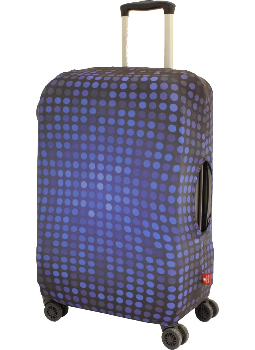 My Saraciye 19 Luggage Cover, Suitcase Cover - Blue Polka Dot 19