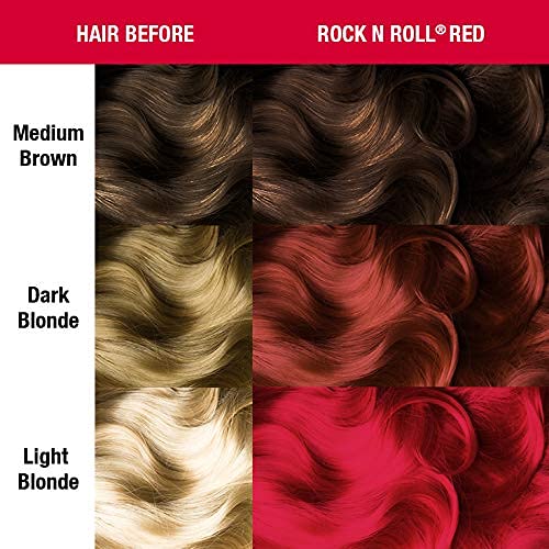 MANIC PANIC Classic Rock N Roll Red Semi Permanent Hair Color - Warm Medium Red Hair Dye for Women & Men That Lasts 4-6 Weeks - Vegan, Ammonia & Cruelty-Free - Create & Mix Custom Shades (4oz / 2pk) - Image 4