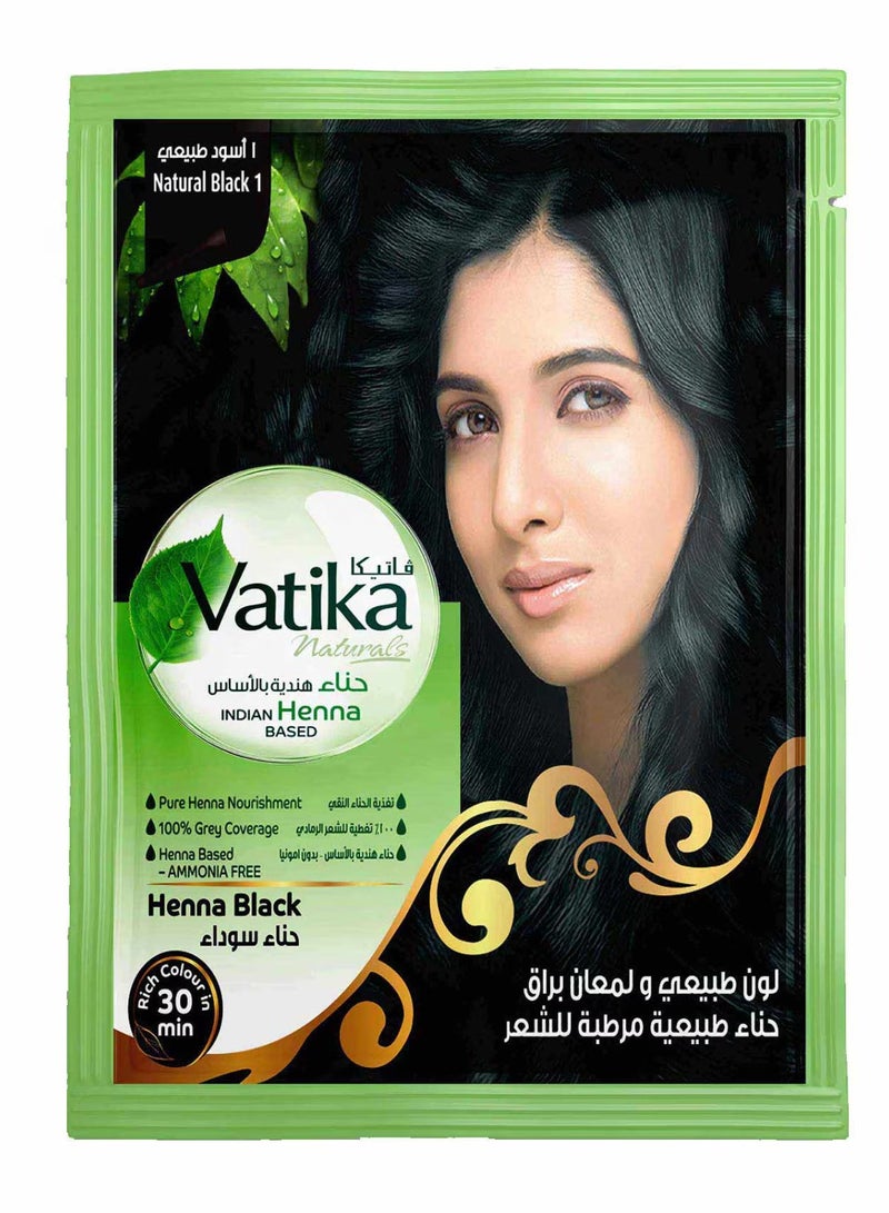 فاتيكا حنة سوداء طبيعية 6 ظرف - Image 2