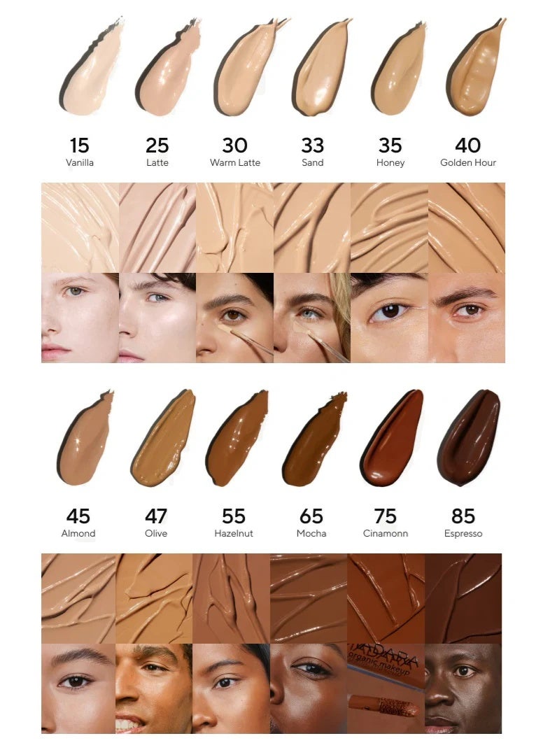 Mádara The Concealer Luminous Perfecting Concealer 45 Almond 4ml - Image 3