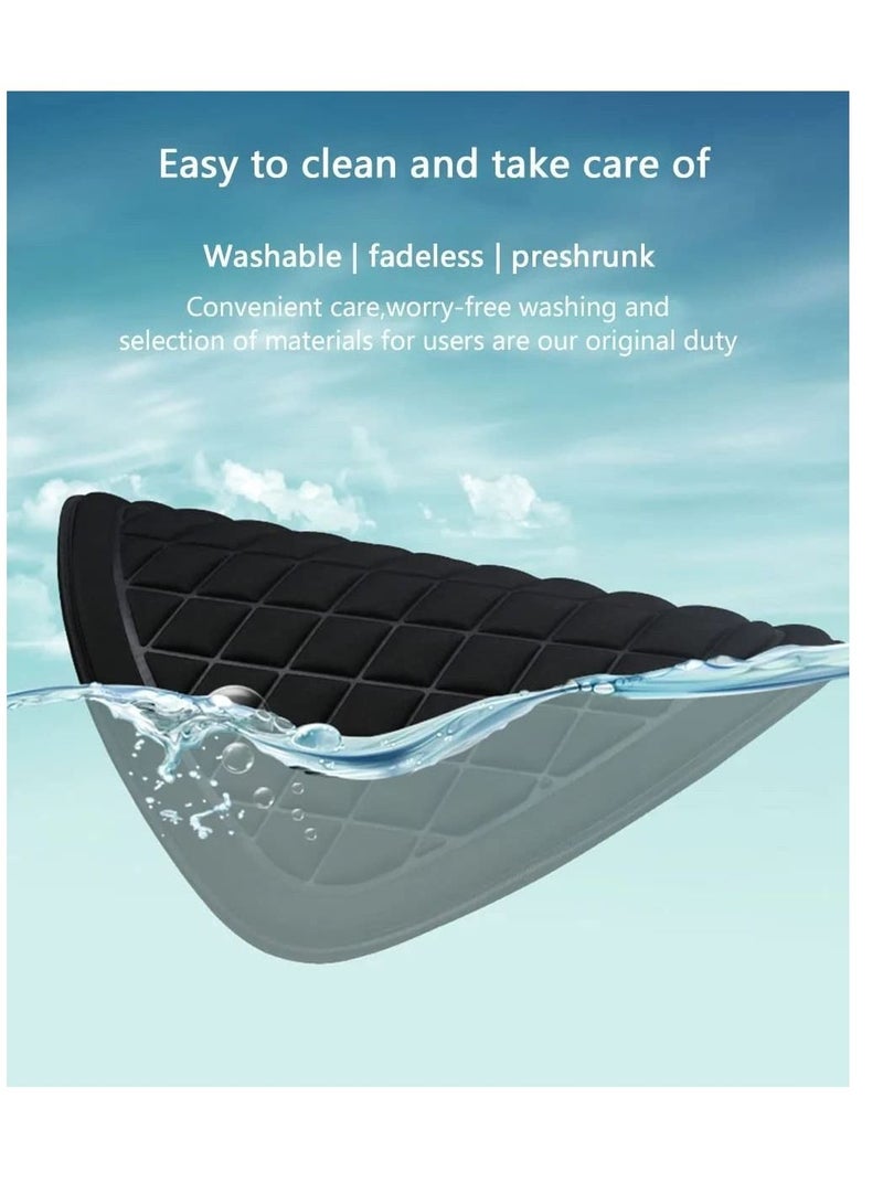 Excefore Cooling Breathable Car Seat, 3D Decompression Car Seat, Improve Driving View Car Seat, Suitable for Car, Truck, Office Chair (Black) - Image 5