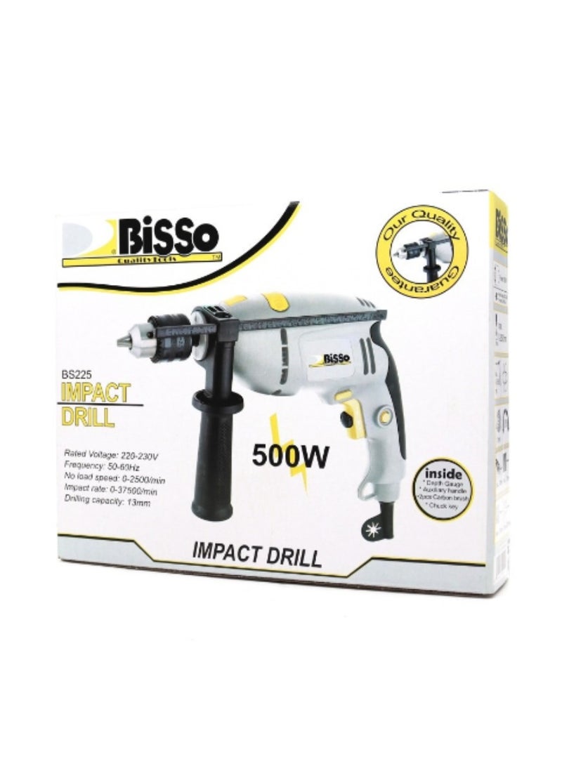 بيسو دريل كهربائي بخاصية المطرقة 13 ملم 500 واط - Image 2