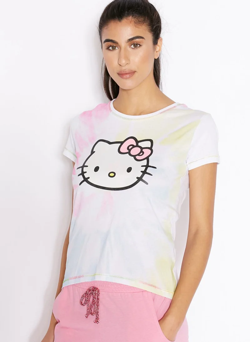Hello Kitty Printed Pyjama Set