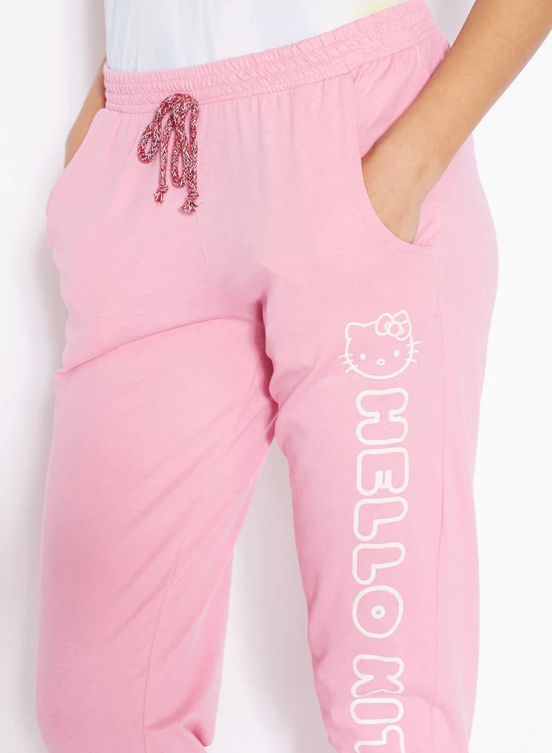 Hello Kitty Printed Pyjama Set