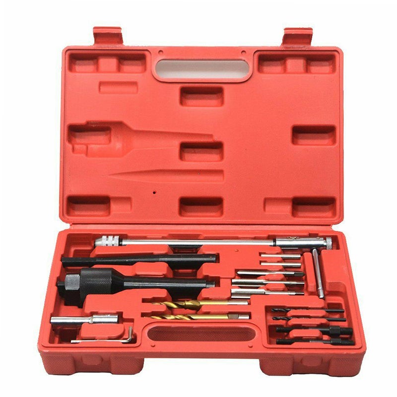 16Pcs Glow Plug Removal Set 8mm 10mm Damaged Extractor Tool Kit - Image 1