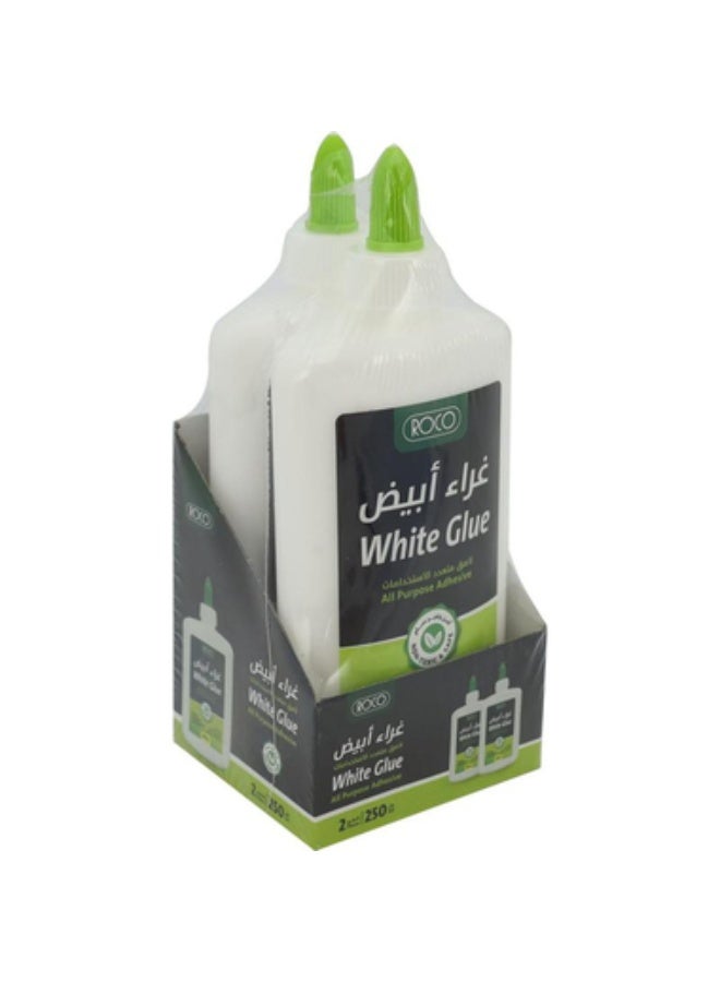 روكو غراء أبيض 250 مل (8.80 أونصة) 0.60 كجم (1.32 رطل) أبيض - Image 1