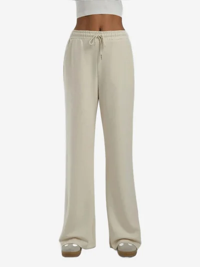 HICCUP Soft Modal Touch Wide Leg Sweatpants