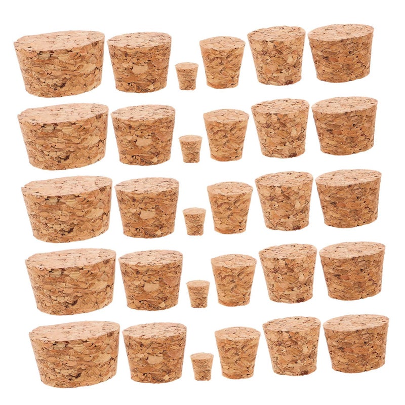 Natural Cork Wine Bottle Stoppers 1set for Home Brewing - Image 2