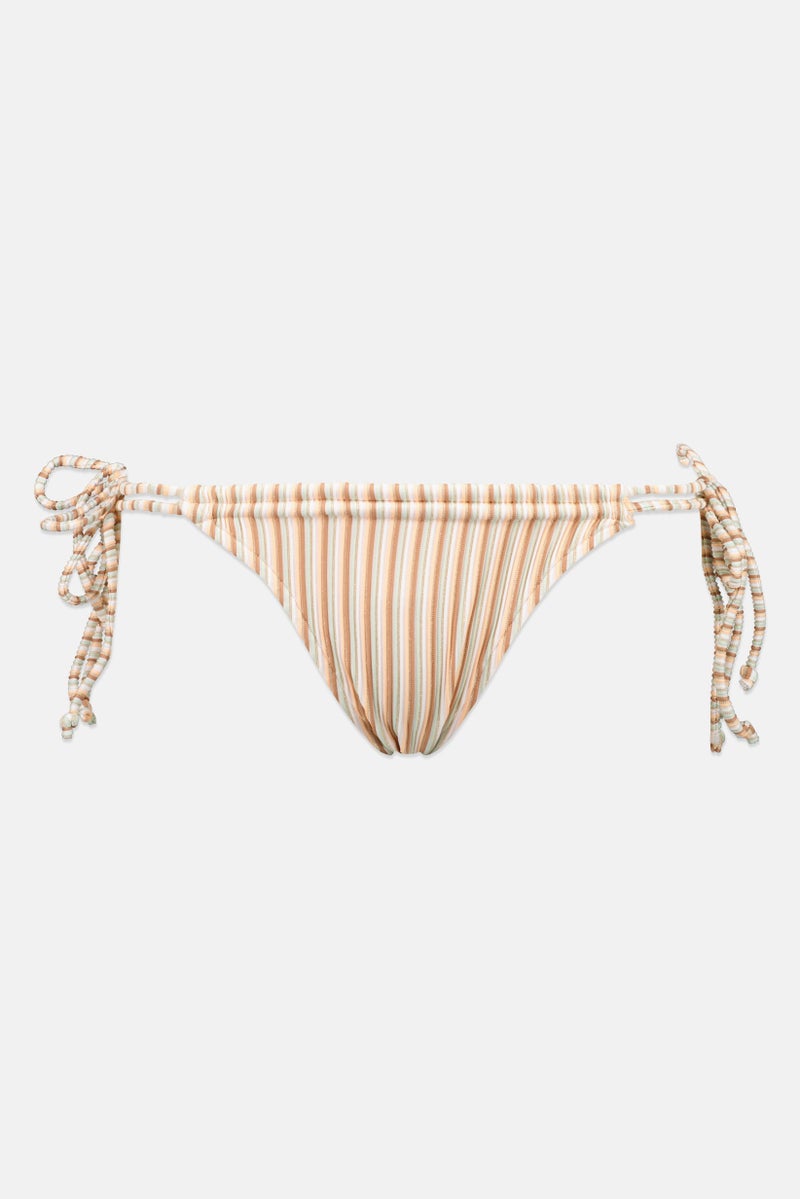 Bershka Women Stripe Bikini Bottom, Multicolor - Image 1