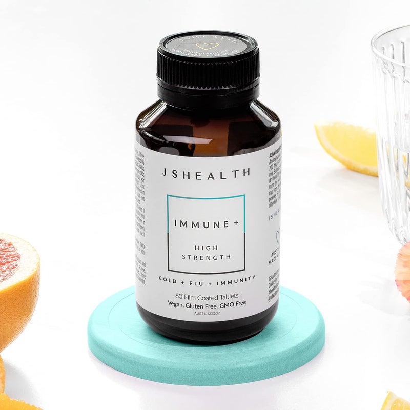 JSHealth مكملات فيتامينات جيه سهيث لتعزيز المناعة مع الزنك وفيتامين سي وإشنسا وورق الزيتون 60 قرص - Image 4