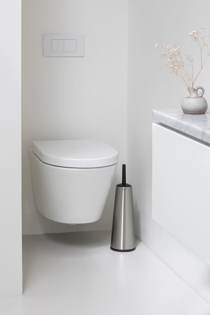 Brabantia Toilet Brush and Holder - Matt Steel - Image 5