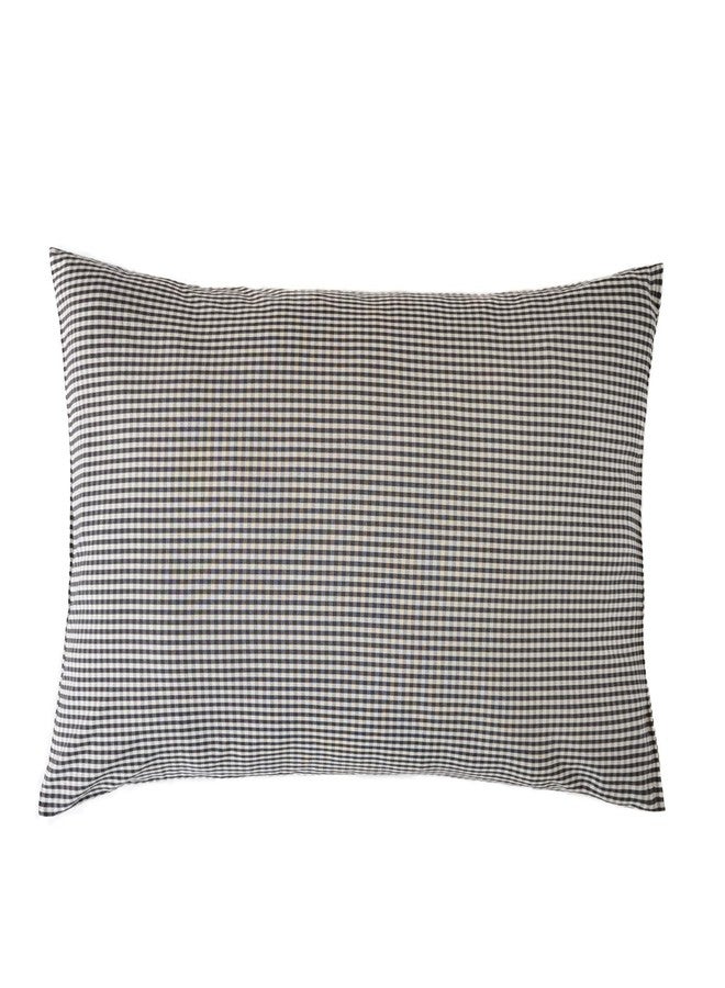 PEHR Gingham Kids Bedding Sheet Set, Indigo (Twin) | 100% Organic Cotton & Extra-Soft | Stone-Washed Fabric | Fitted Sheet with Elastic Seam | Includes Flat Sheet & Pillowcase | Reusable Tote Bag - Image 3