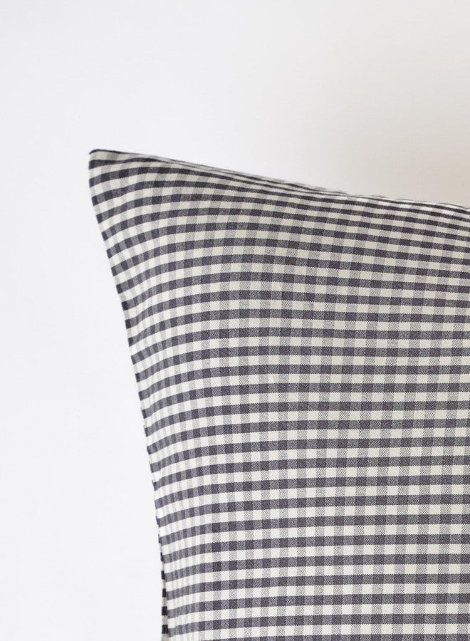 PEHR Gingham Kids Bedding Sheet Set, Indigo (Twin) | 100% Organic Cotton & Extra-Soft | Stone-Washed Fabric | Fitted Sheet with Elastic Seam | Includes Flat Sheet & Pillowcase | Reusable Tote Bag - Image 4
