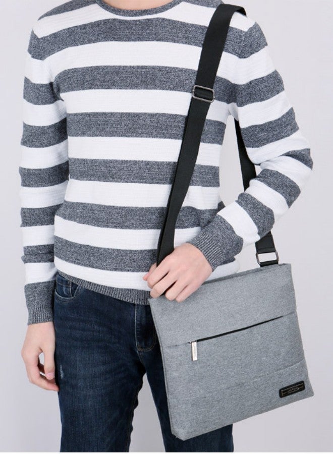 دبليو أيه أو كي أن حقيبة كمبيوتر محمول للرجال أو السيدات 15.6 بوصة حقيبة كمبيوتر محمول حقيبة كمبيوتر محمول حزام الكتف حقيبة كمبيوتر محمول رسول حقيبة السفر / الأعمال / مكتب المدرسة السفر حقيبة كمبيوتر محمول - Image 2