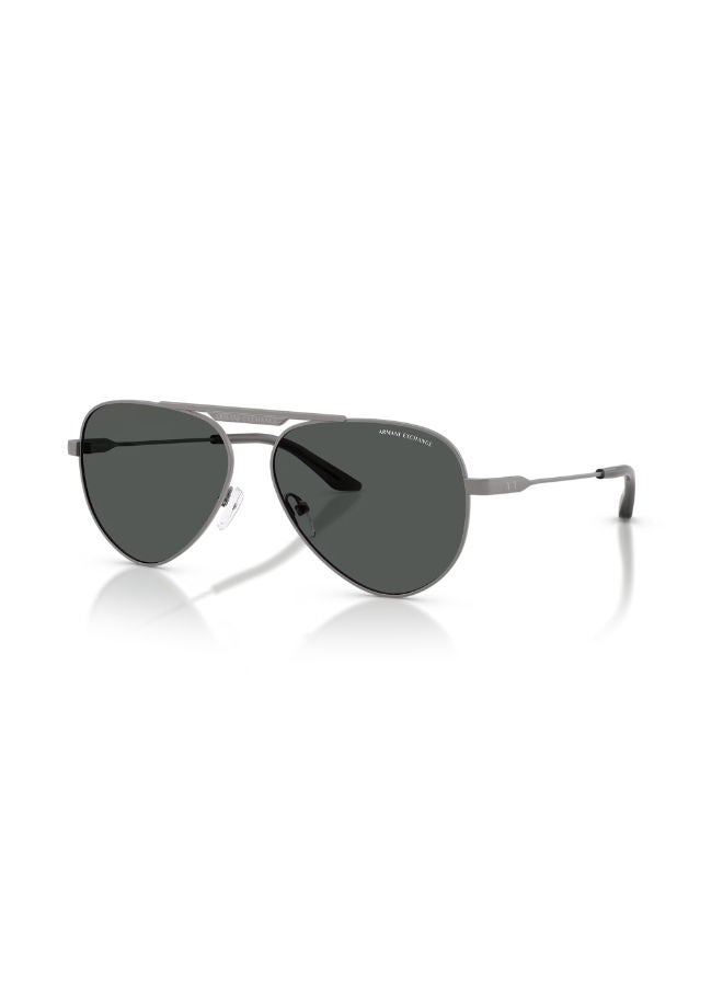 Armani Exchange Full Rim Unisex Pilot Sunglasses 58 0AX2060S - Image 1
