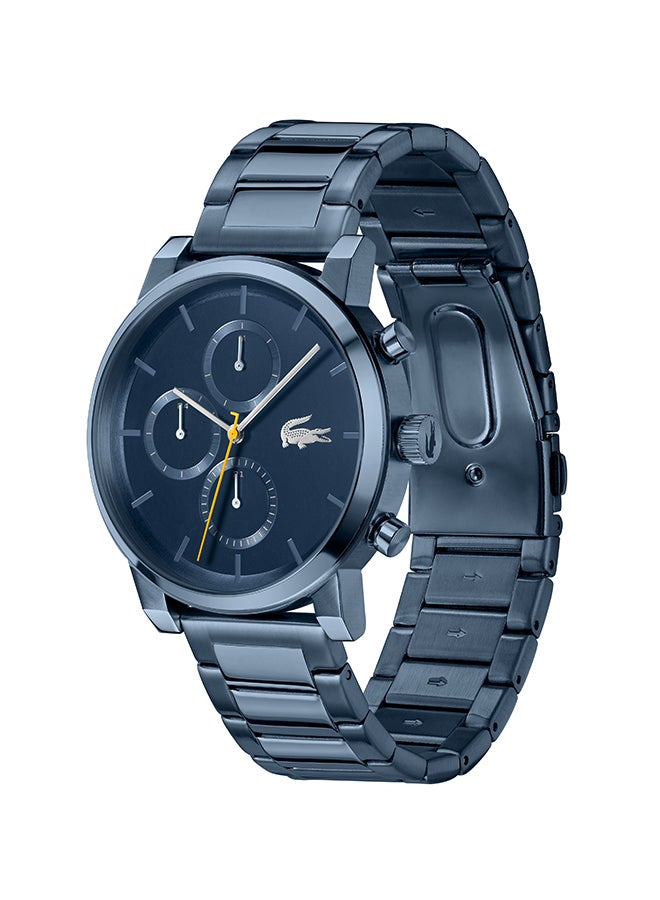 LACOSTE ساعة لاغوست الدائرية التناظرية للرجال بحالة زرقاء - 2011408 - Image 3