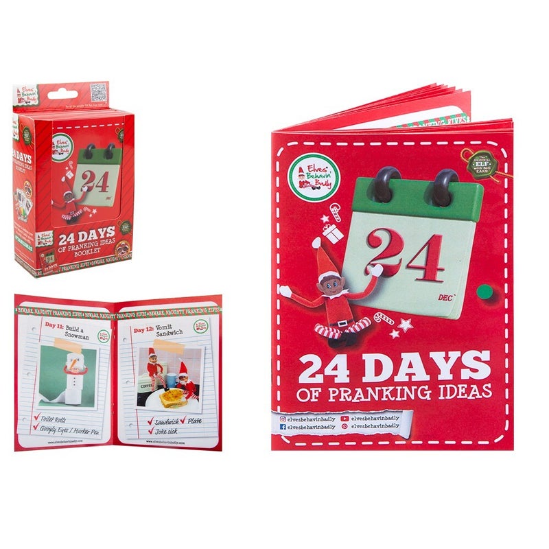 Elves Behavin Badly 24 Days of Franking – Premium Festive Christmas Holiday Activity Set for Kids, Seasonal Fun, Family Entertainment, and Perfect Holiday Gifts