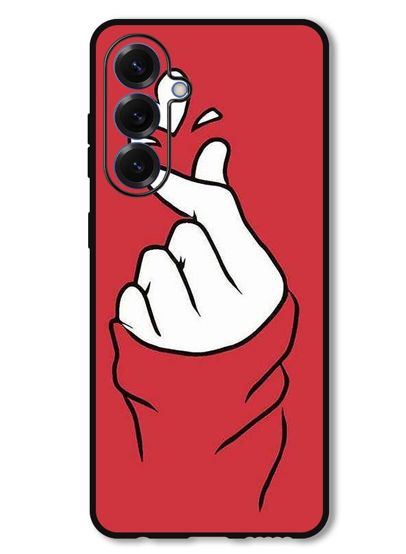 Theodor Protective Case Anti Scratch Shock Proof Bumper Cover For Samsung Galaxy S25 Snap Love Red - Image 1