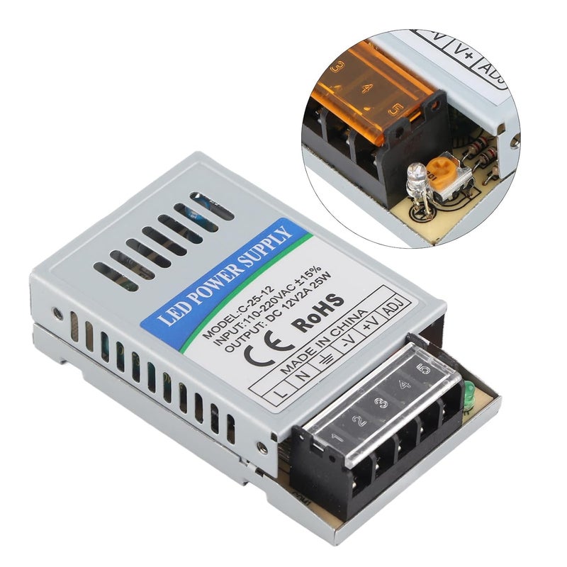 25W LED Switching Power Supply, High Efficiency, AC110/220V, Easy to Install, LED Switching Power Supply - Image 4
