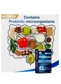 NUTRAXIN Nutraxin Probiota Advanced 5 Billion Probiotics with Inulin for Digestion and Immunity  60 Tablets  - Image 4