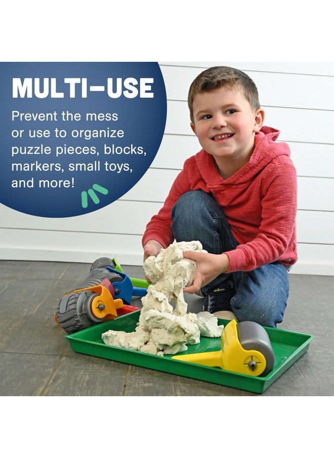 Constructive Playthings Constructive Playthings Messy Trays for Paint, Water and Sand Toys, Classroom Supplies, Toddler Toys for Creative Play, Set of 4 Trays, Ages 3 Years and Older  - Image 4