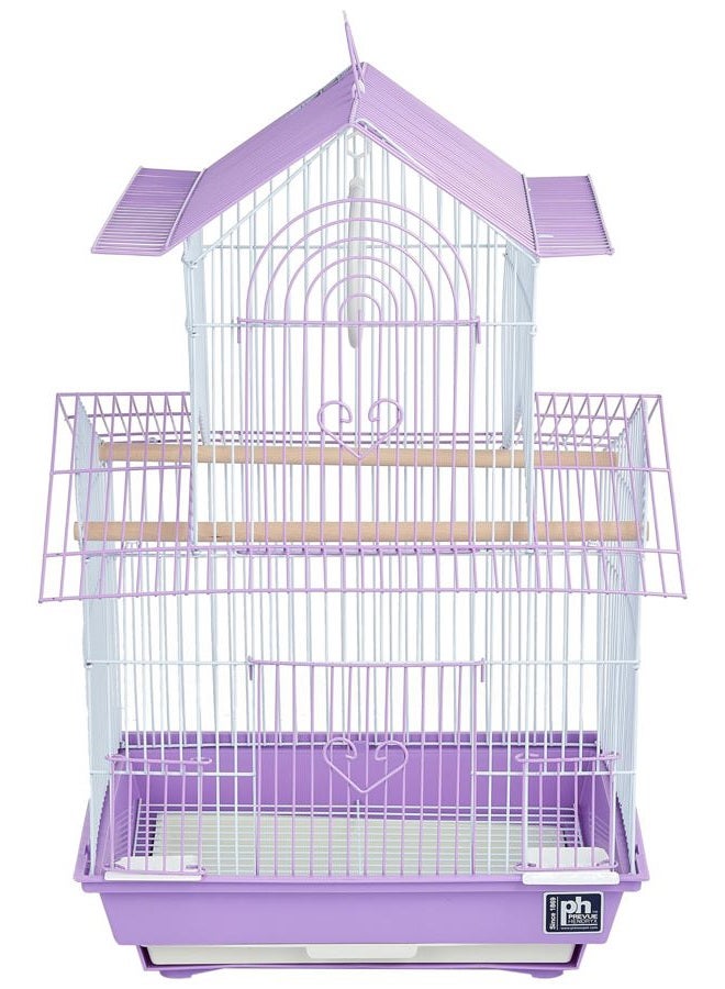 Prevue Pet Products Hendryx SP1720-3 Shanghai Parakeet Cage, Lilac and White - Image 2