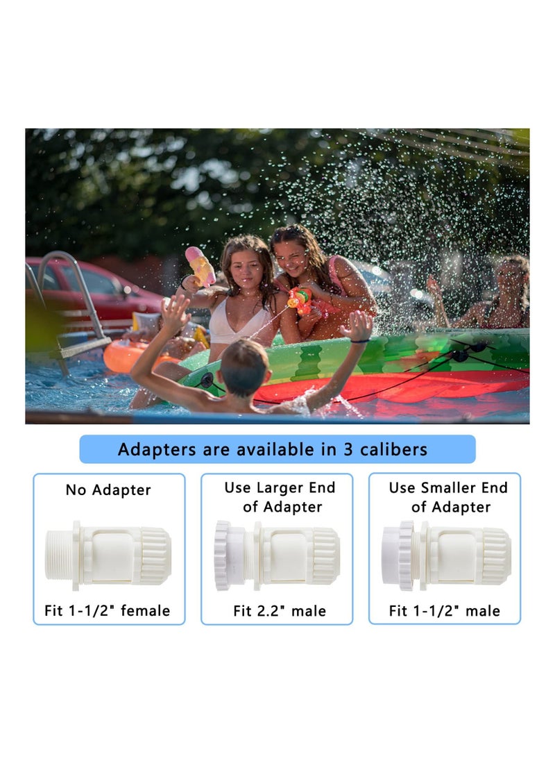Y&D Pool Fountain, Dual Spray Water Fountains for Ground & Above Pool, Adjustable Waterfall Sprinkler Cooler Swimming Spa Temperatures  - Image 4