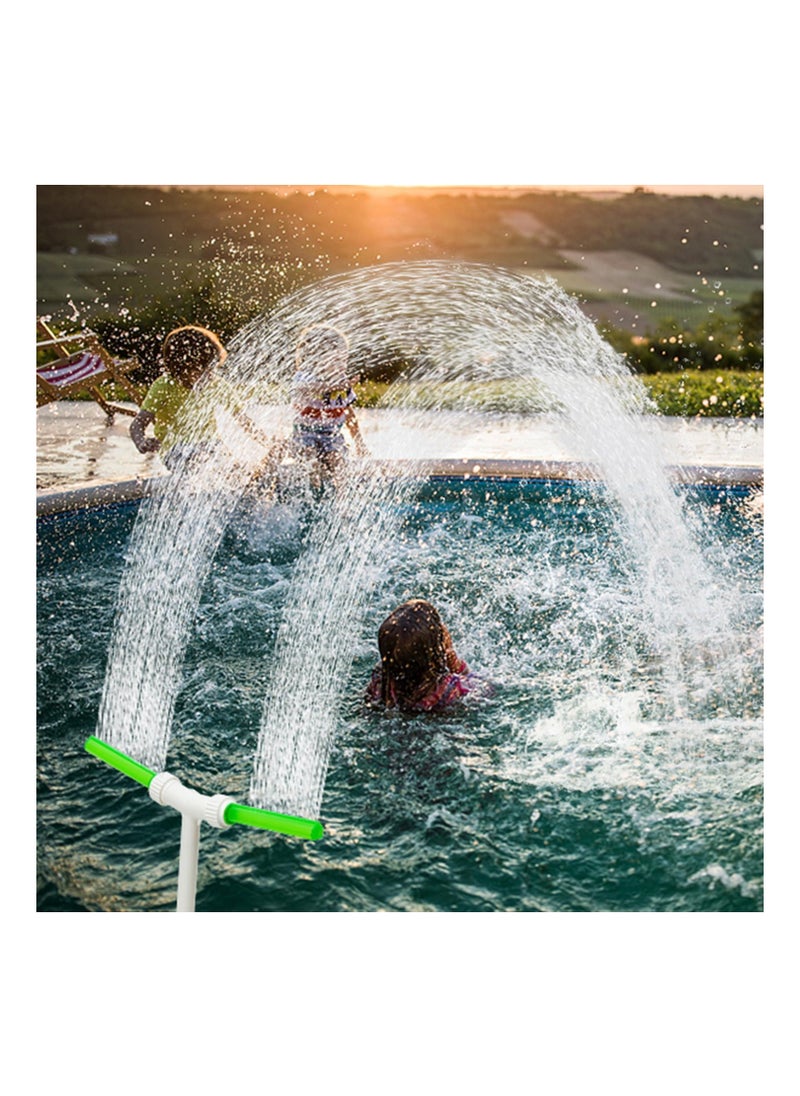 Y&D Pool Fountain, Dual Spray Water Fountains for Ground & Above Pool, Adjustable Waterfall Sprinkler Cooler Swimming Spa Temperatures  - Image 5