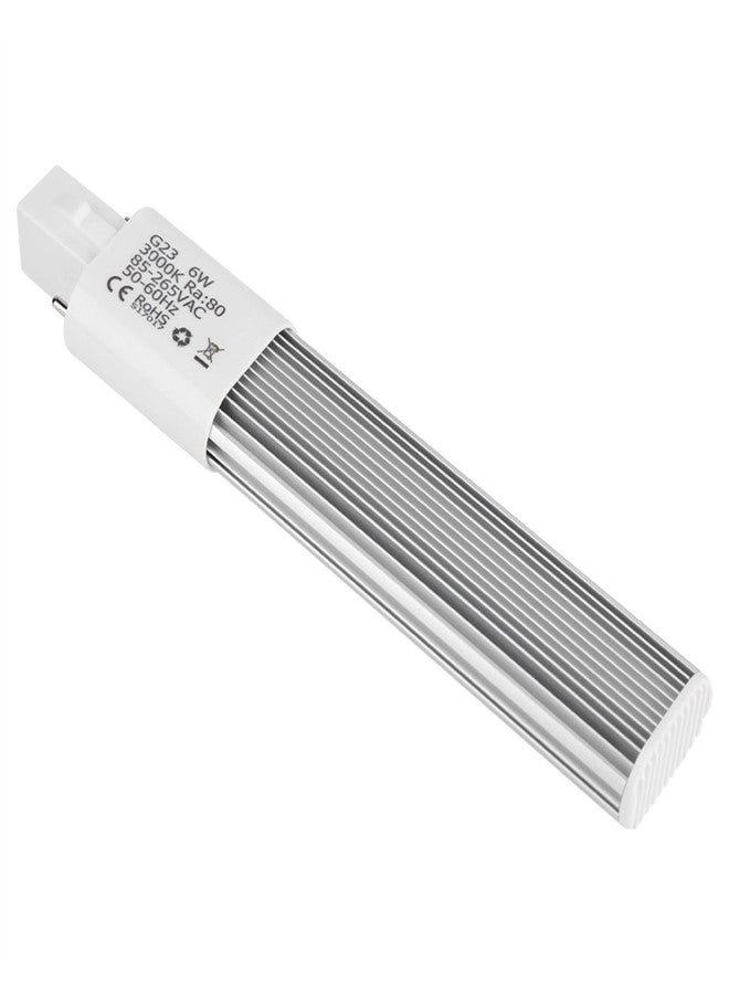6W 2-Pin LED Compact Lamp Horizontal Recessed Tube Light Bulb Lighting Fixtures G23 Warm White - Image 4