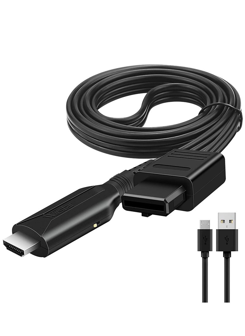 SYOSI - Wii to HDMI Converter 1080P Wii to HDMI Adapter Output Video Support for Monitor TV Projector Computer Speakers Headphones - Image 1