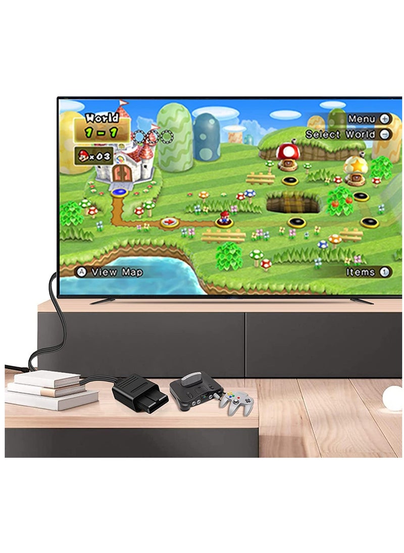 SYOSI - Wii to HDMI Converter 1080P Wii to HDMI Adapter Output Video Support for Monitor TV Projector Computer Speakers Headphones - Image 1