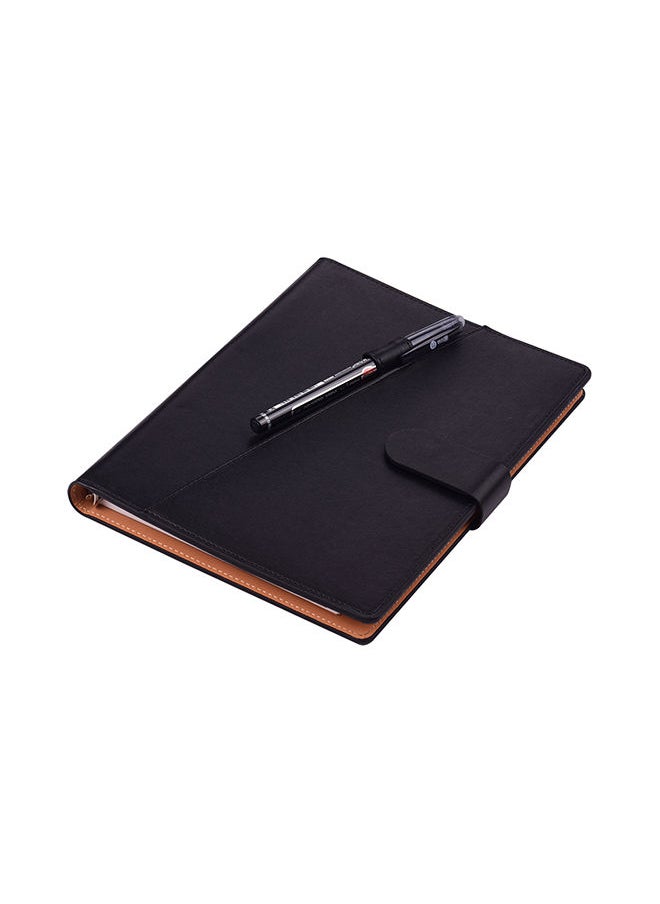 NIBEMINENT - 2-Piece Erasable Pen Reusable Smart Notebook Set Black - Image 1