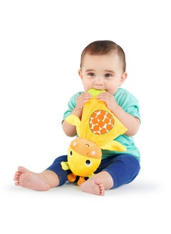 Bright Starts Snuggle & Teethe Bpafree Crinkle Teething Plush Baby Toy Giraffe  - Image 5