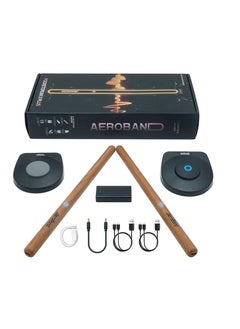 AeroBand PocketDrum 2 Plus Electric Air Drum Kit Air Drumsticks with Drumsticks, Pedals, Bluetooth, USB MIDI Function, Electronic Drums for Adults, Kids, Gift