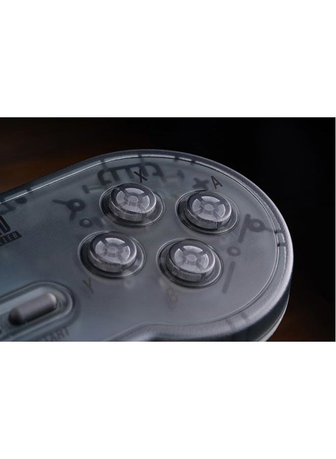 8Bitdo Sn30 2.4G Wireless Gamepad for Original SNES/SFC (Transparent Edition) - Image 5