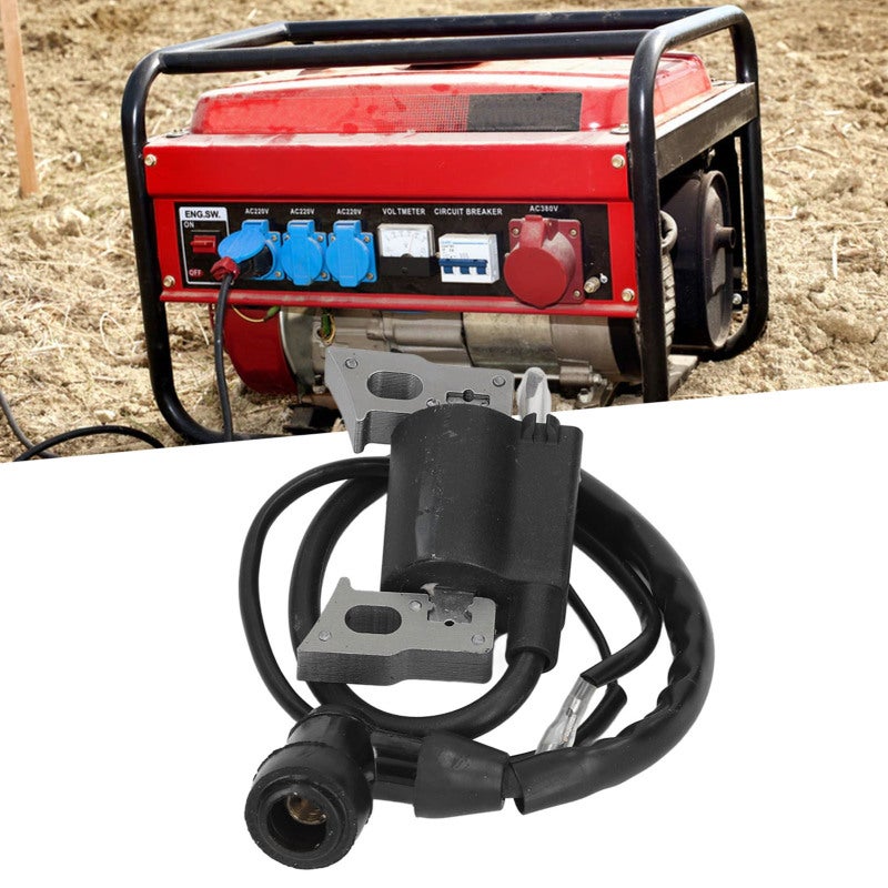 ملف لفائقة الإشعال لمحرك الغاز: طرازات 2.5HP 152F GX240 GX270 GX340 GX390 - مصنوع من مادة ABS المتينة والفولاذ عالي السرعة، ملف لفائقة إشعال بديل ذات أداء مستقر لمولدات المحركات الصغيرة ومضخات المياه Pres - Image 4