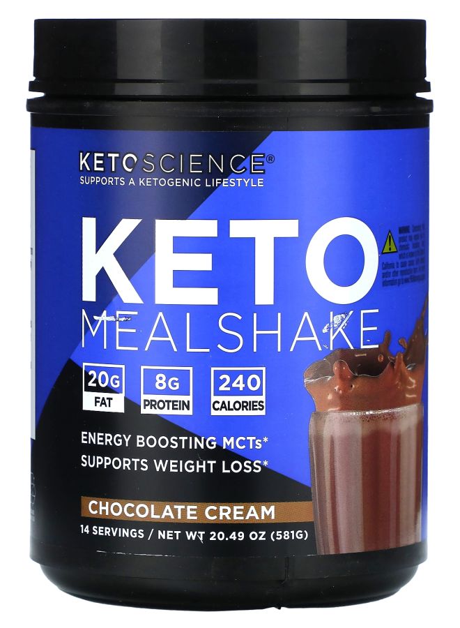 Keto Science هزّة وجبة كيتو بنكهة الشوكولاتة 20.49 أونصة (581 غرام)