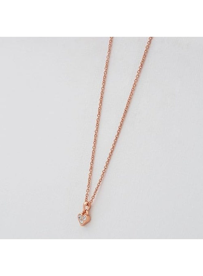 Ted Baker Neeno Nano Heart Pendant - Rose Gold or Silver Tone/Crystal Options - Image 3