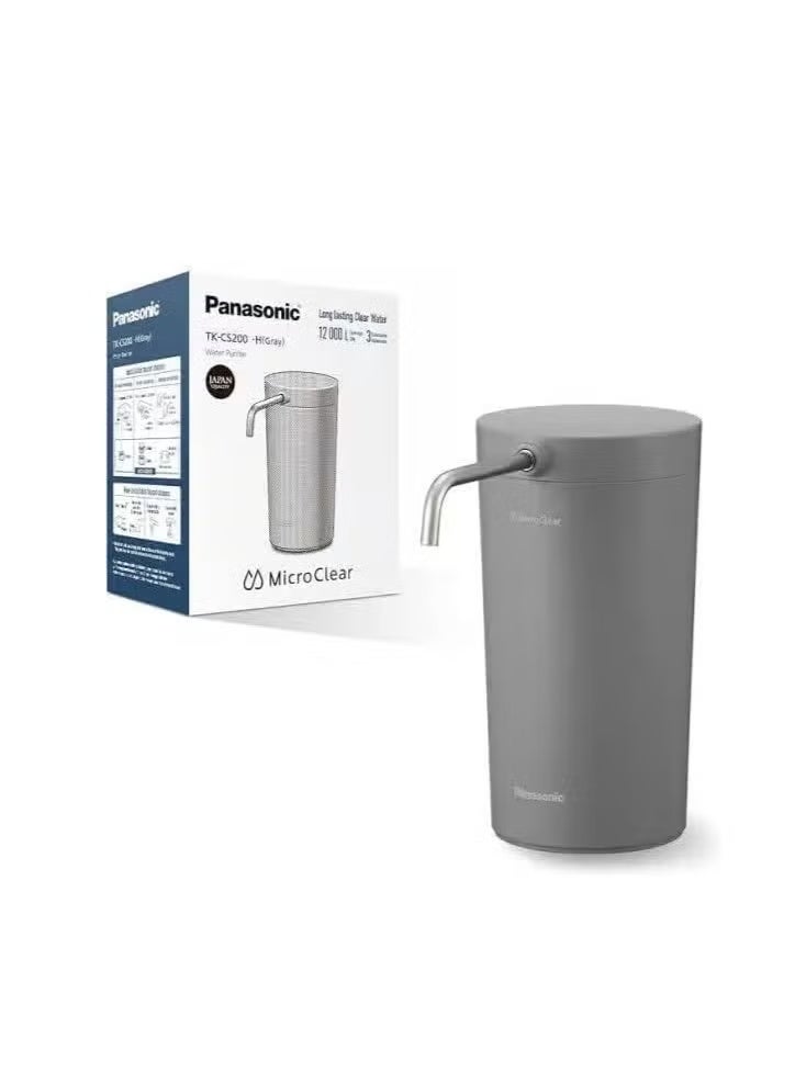 Panasonic Water Purifier, TK-CS200, 12000L Silver Cartridge, Gray - Image 2