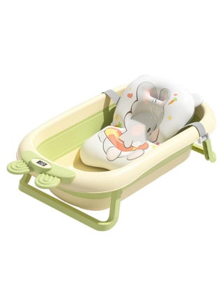 Baby Bathtub, PortableBaby Bath, Foldable Toddler Bath with Baby Mat, Baby Bath Essentials for NewbornsAged 0-3 Years (Green) - pzsku/Z903289CCBD2AF0B15D3CZ/45/_/1715161515/d848c559-803a-46d7-a3a6-dd9d4ffc2c8e