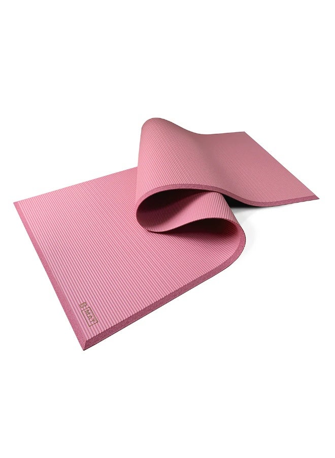 B YOGA B MAT Impact – Heavy‑Duty 10 mm NBR Fitness Mat for High‑Impact Workouts (Orchid) - Image 4