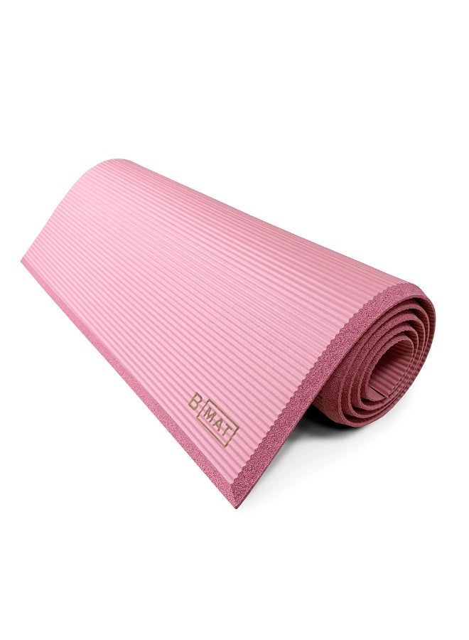 B YOGA B MAT Impact – Heavy‑Duty 10 mm NBR Fitness Mat for High‑Impact Workouts (Orchid) - Image 1